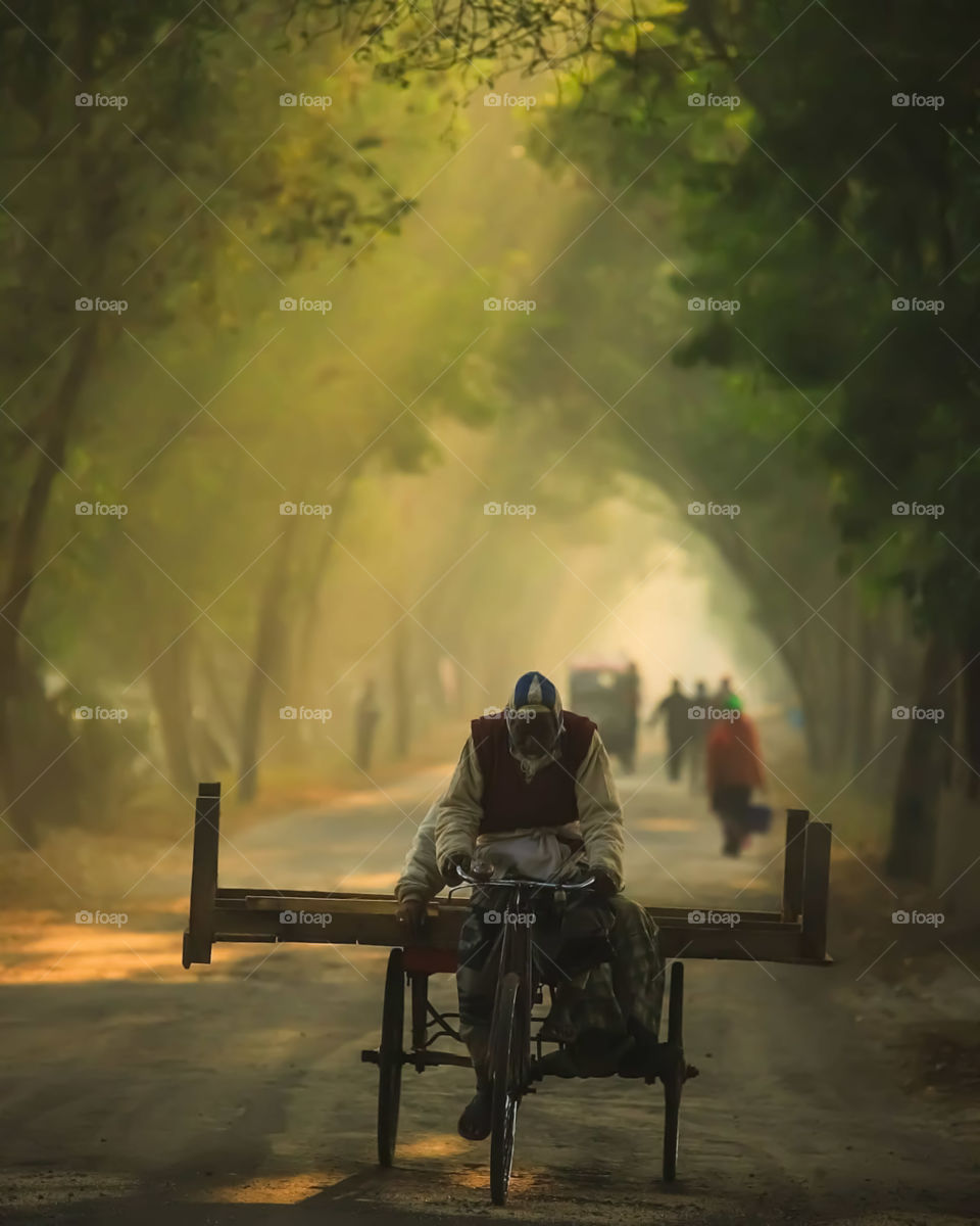 The Old Man Work Hard