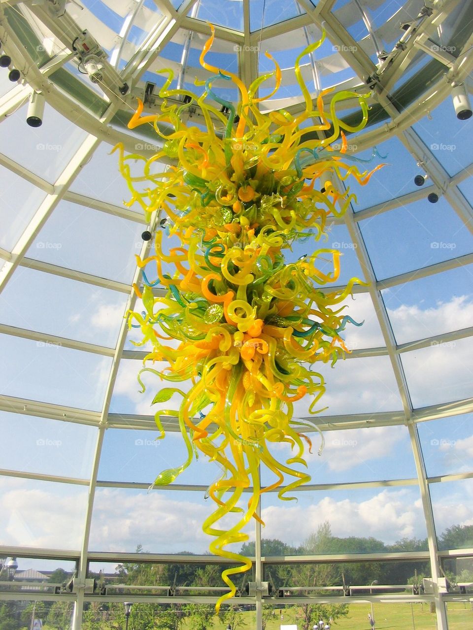 Dale Chihuly yellow glass