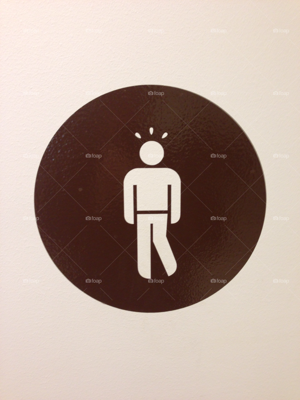sign man toilet symbol by MagnusPm