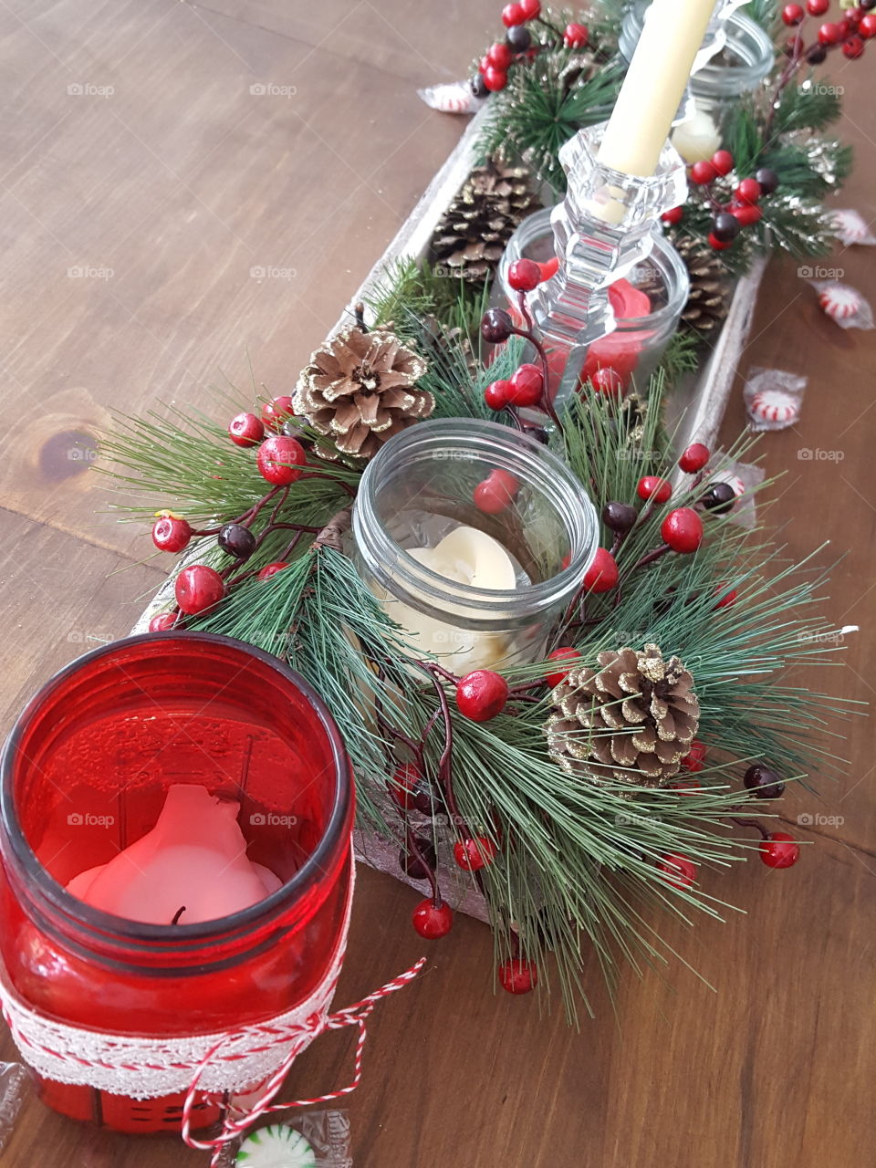 leftover Christmas decor