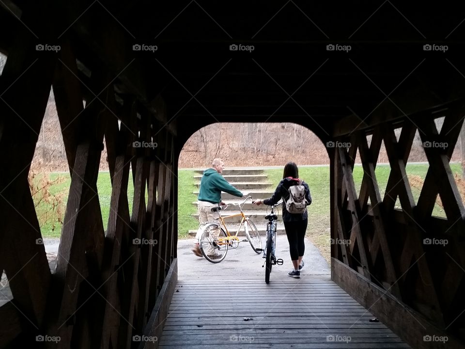 Bridge, People, Travel, Transportation System, Man