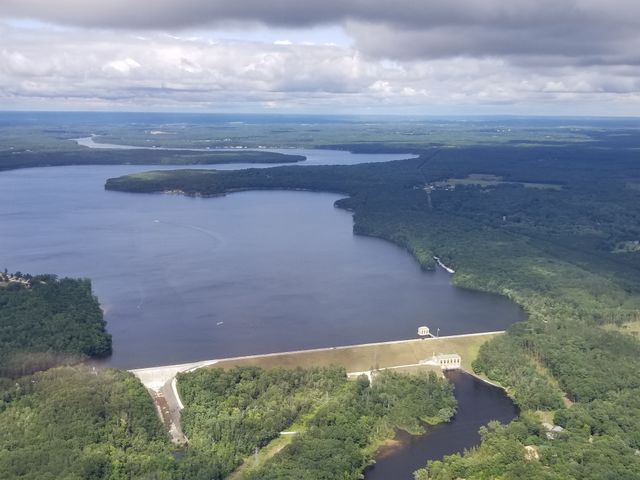 Michigan's Hardy Dam Pond