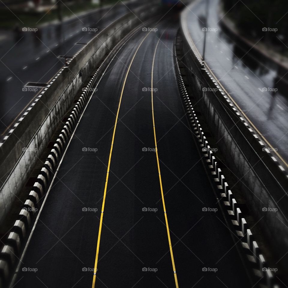 Blur, Transportation System, City, Train, Street
