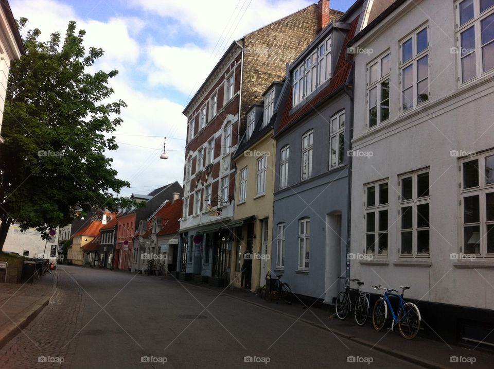 Latin quarter. Aarhus, Denmark.