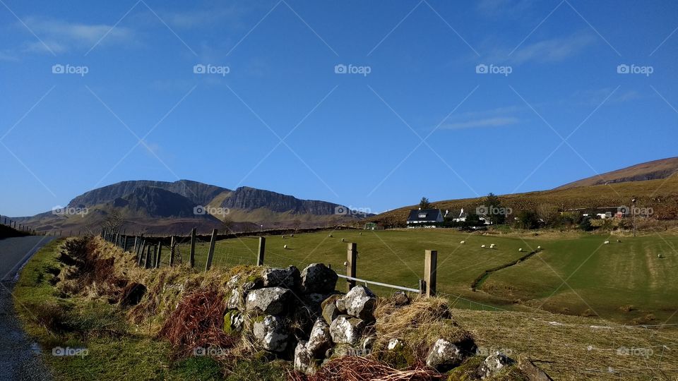 Isle of Skye, bright sunny day