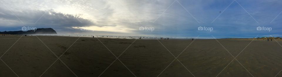 Silhouettes at Seaside