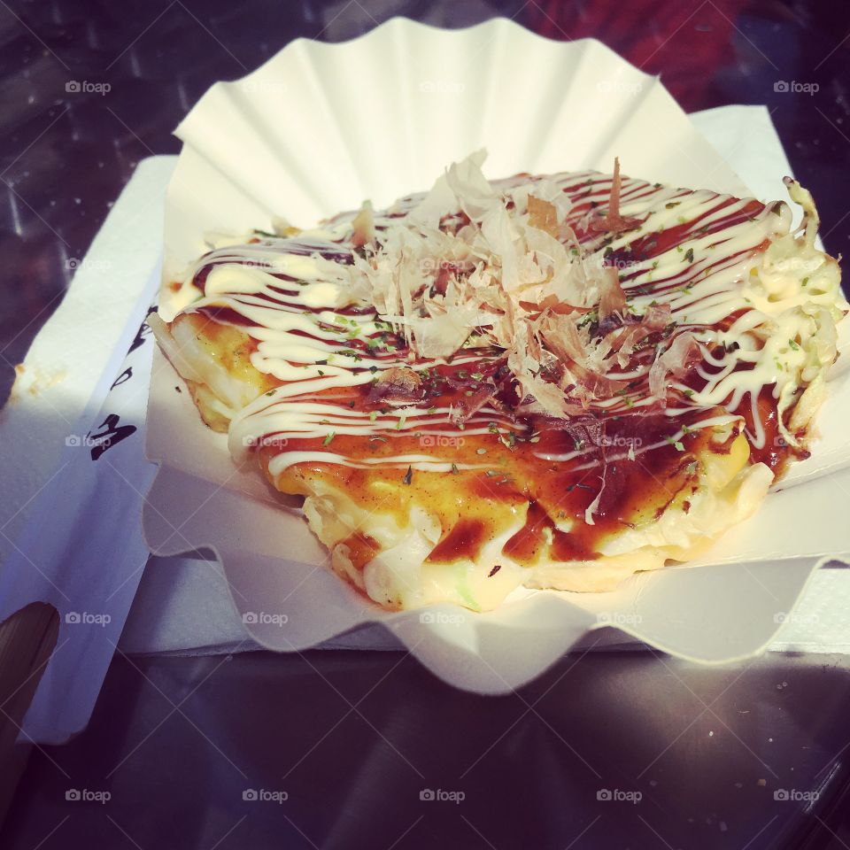 Okonomiyaki at the Streetfood festival in Basel - Switzerland