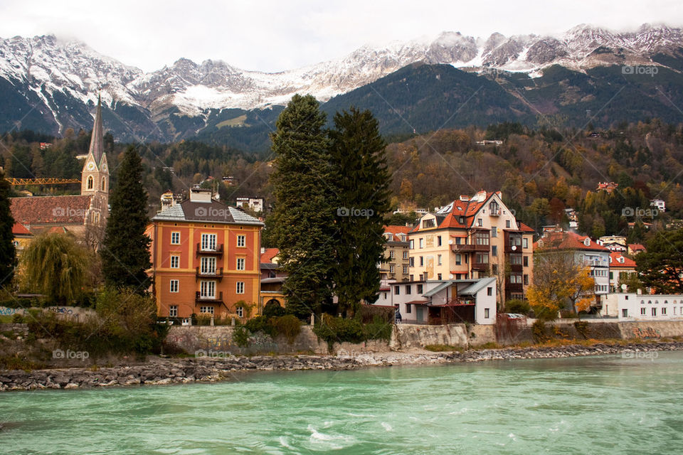 View of residential buildings