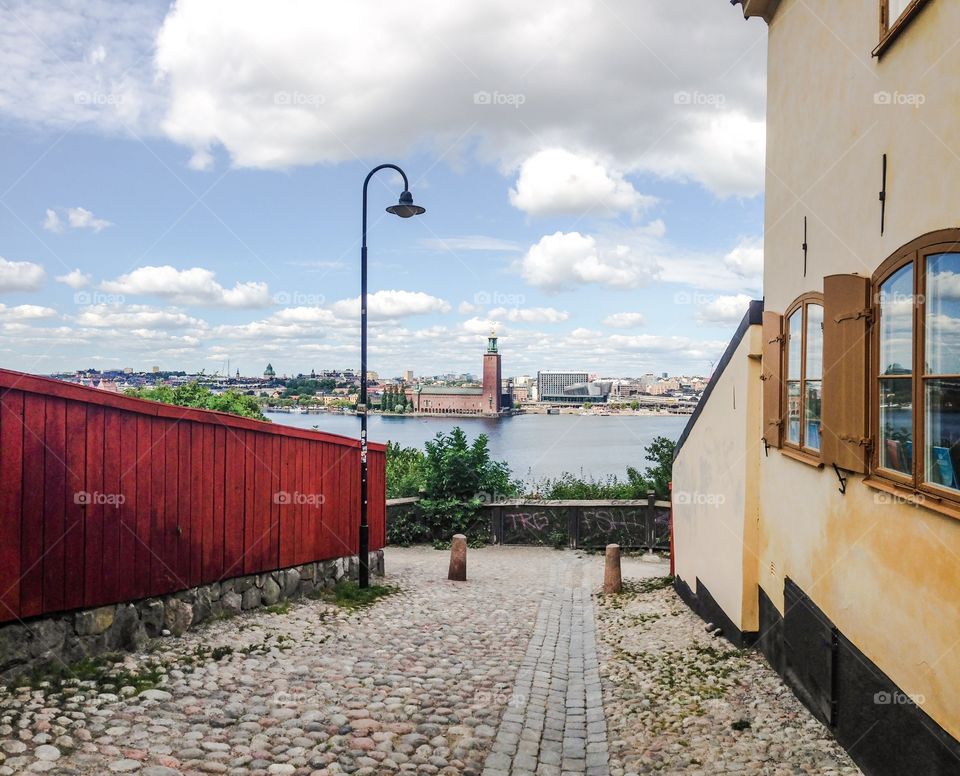 stockholm with a water view