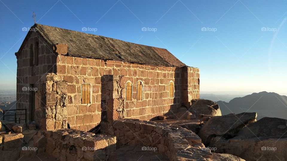 Chapel of Holy Trinity at Top of Mount Sinai