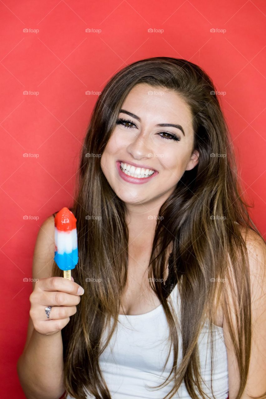 A patriotic popsicle 