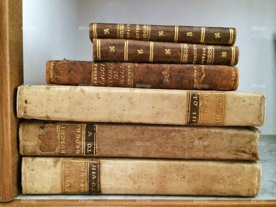 Old vintage books