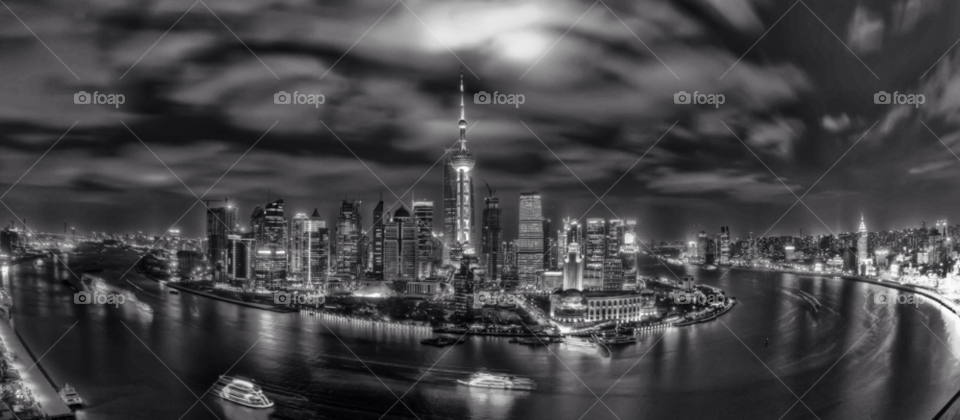 china clouds night lights by paulcowell