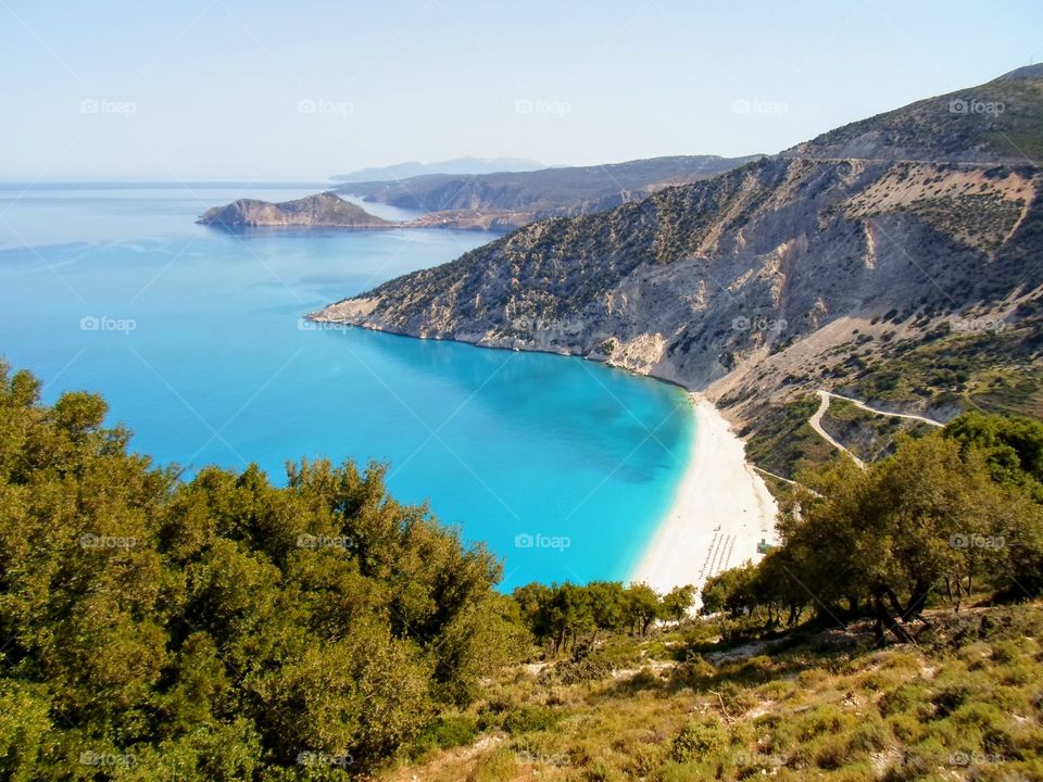 Kefalonia. It could very well be the most beautiful Greek Island. Postcard material