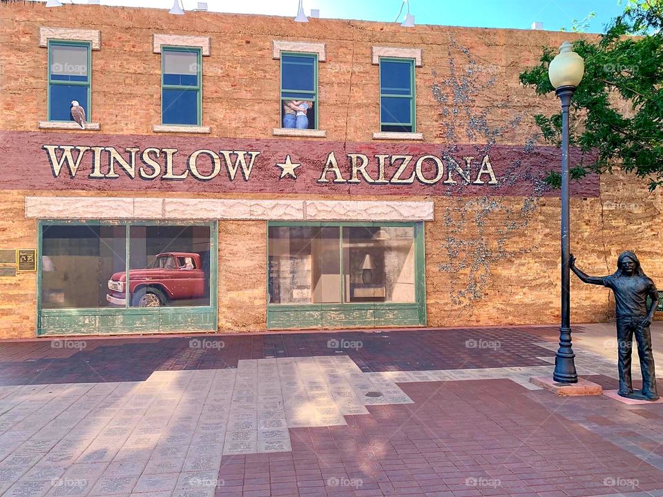 standing on the corner