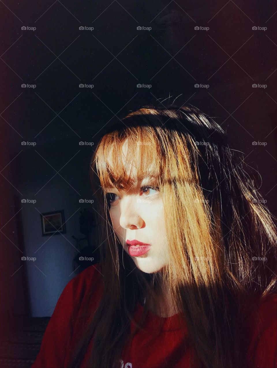 Looking out the window