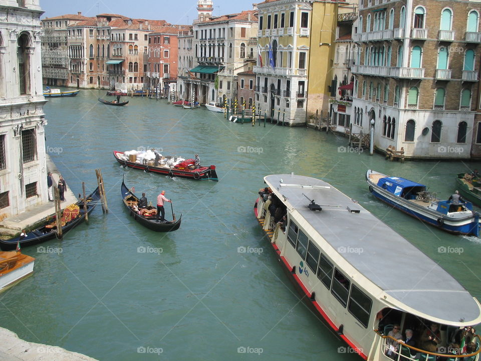 In the city of Venice,Italy