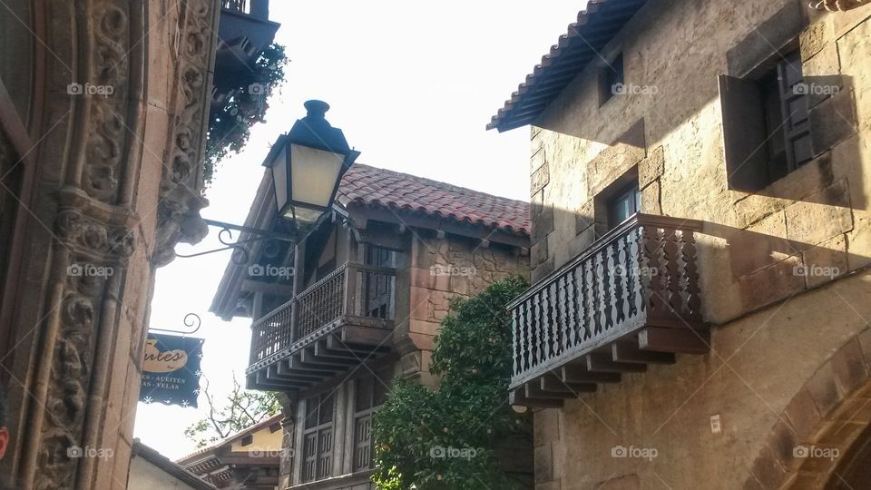 Buildings in Barcelona, Spain