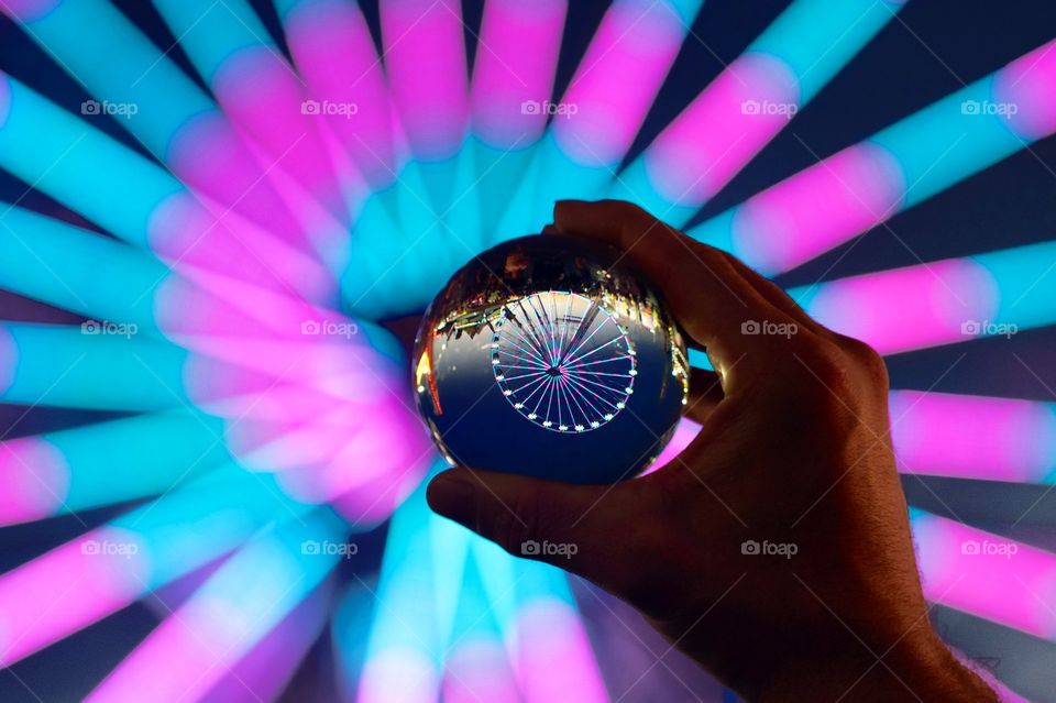 Fair lights by night