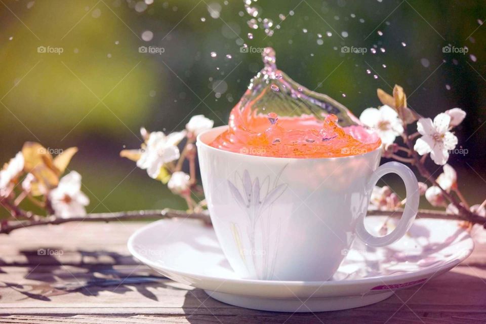 teacup splash