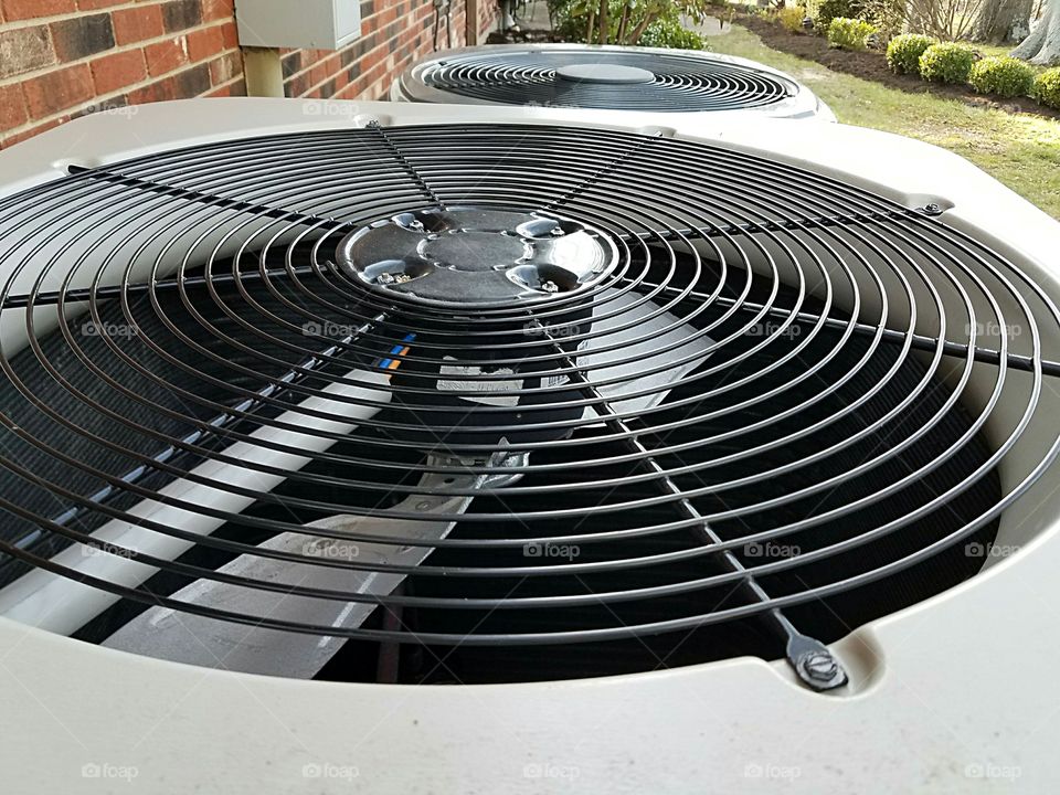 top of air conditioning unit