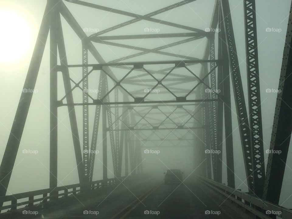 Misty morning bridge 