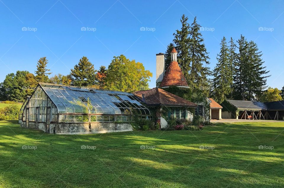 Green house in disrepair