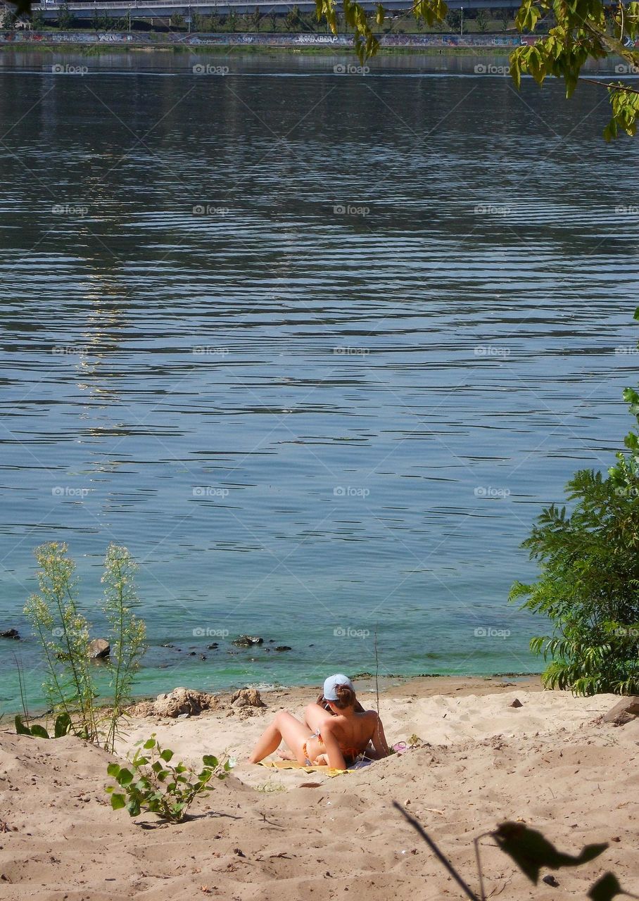 girl on the beach