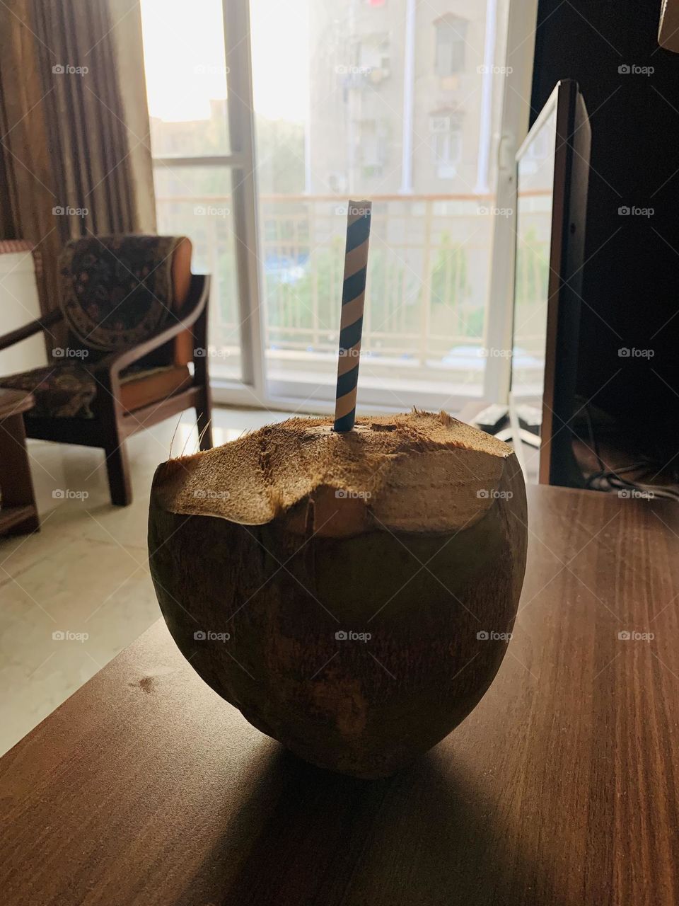 Have some #coconutwater which is very #healthy.Coconut grows in tropical places around the world.Main producers are Indonesia , Philippines and India.
