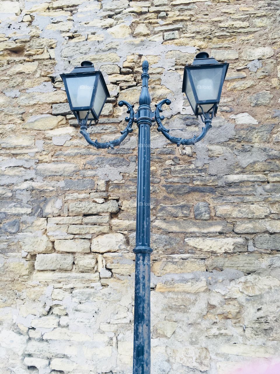Classic city lamp post