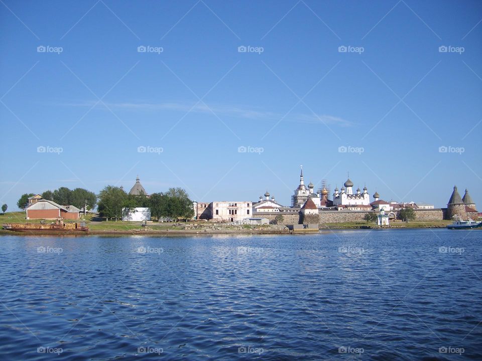 View of the Spaso-Preobrazhensky Solovetsky Monastery