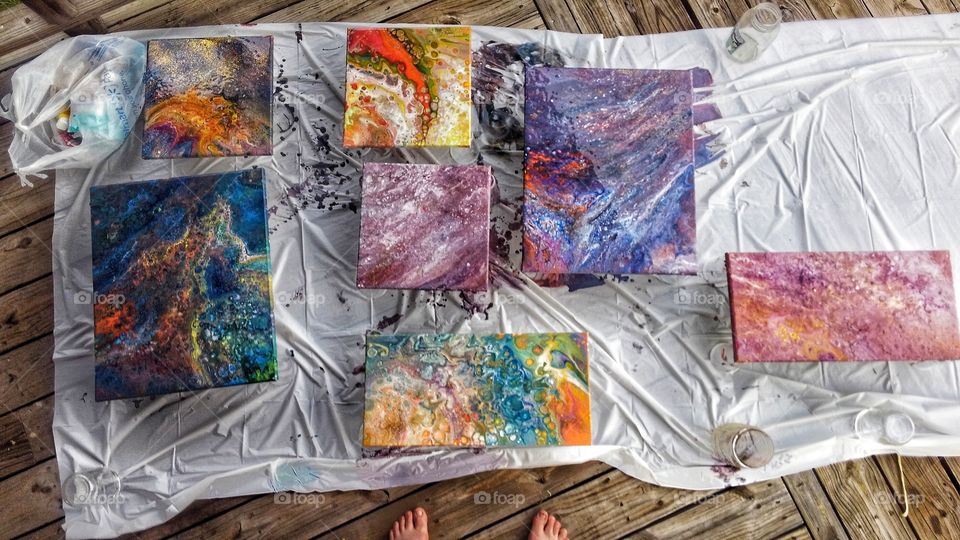 pour paintings are for everyone!