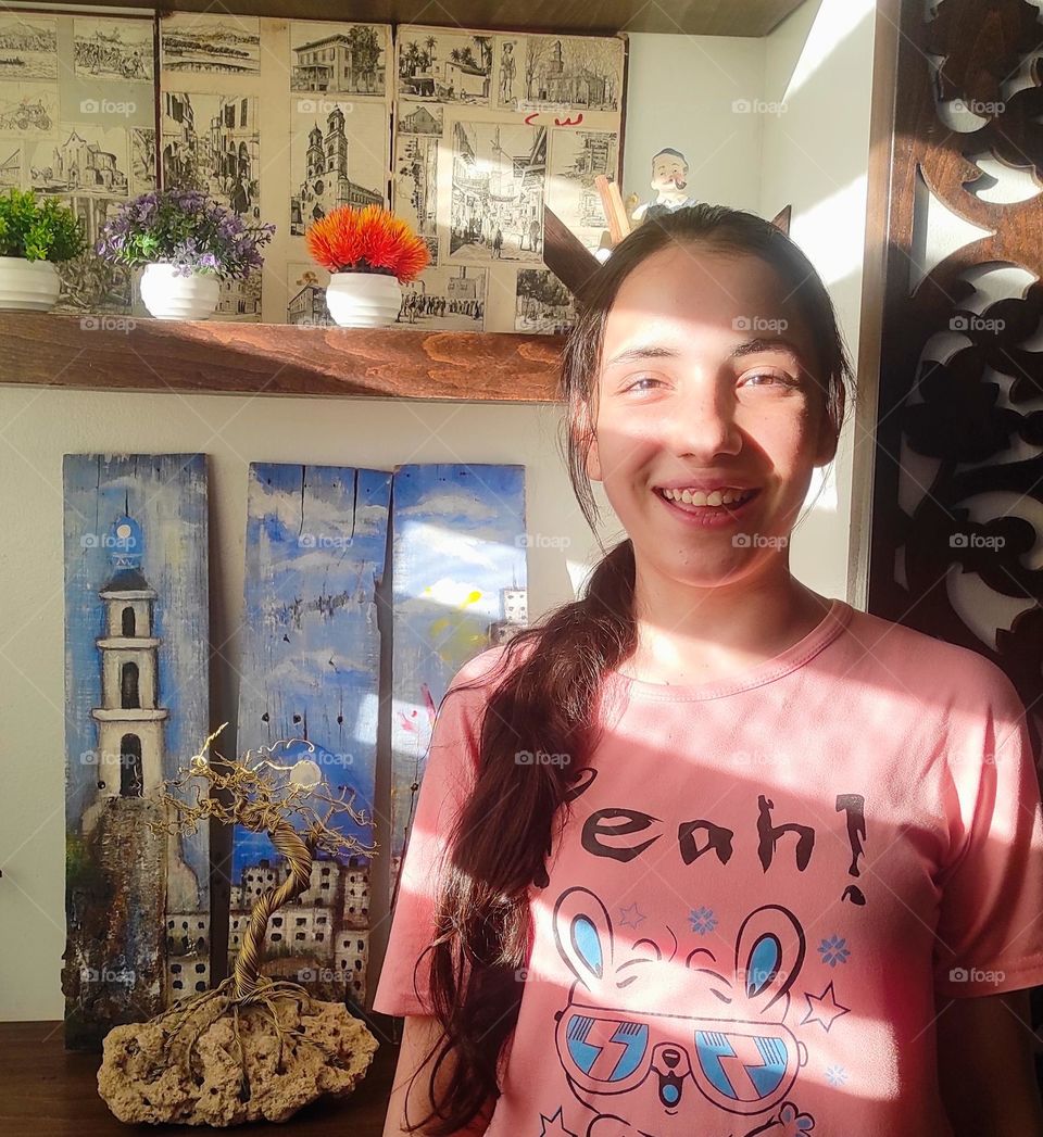 The reflection of the sun's rays is wonderful