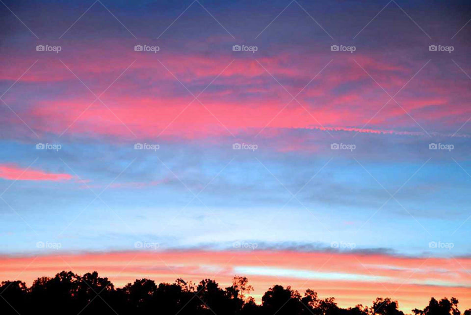 sky after storm. Beautiful colored sky after summer storm