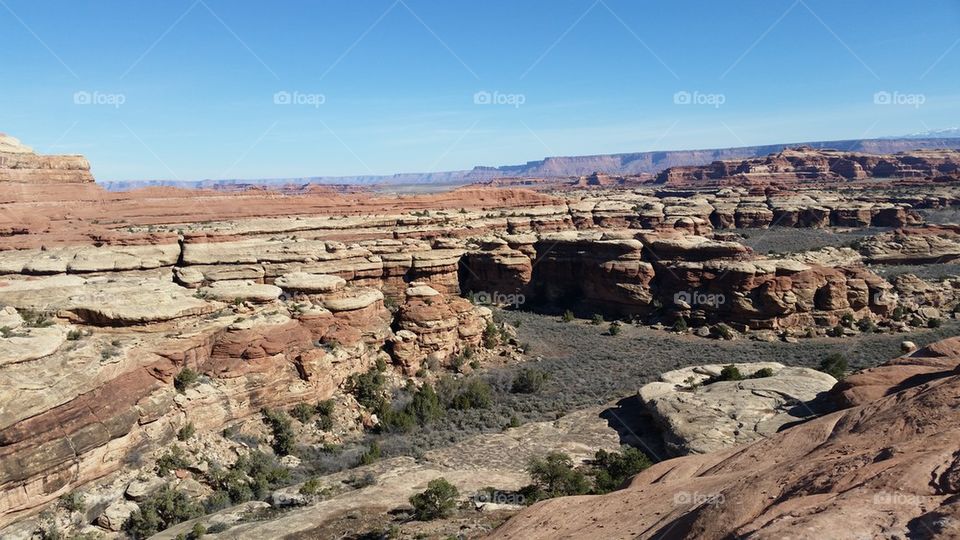 Hiking in Canyonlands 