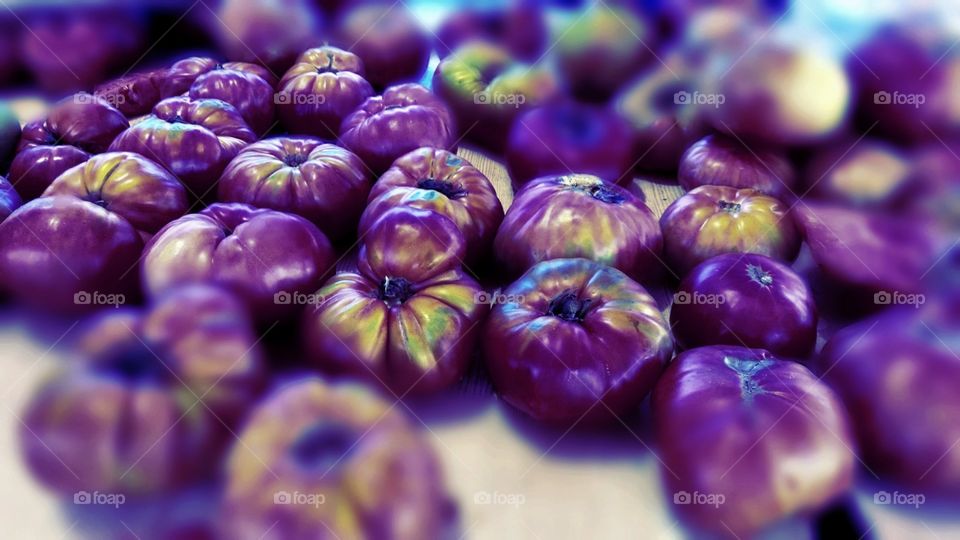 Some purple vegetables