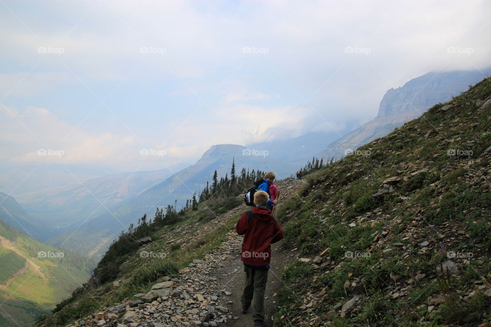 High Line Trail, Glacier National Park, Montana