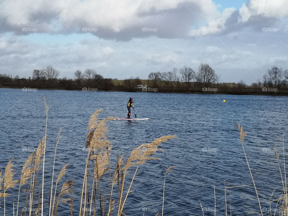 Stand up Paddle en hiver