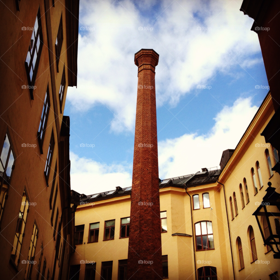bricks chimney tryckerigatan riddarholmen stockholm by kalpex