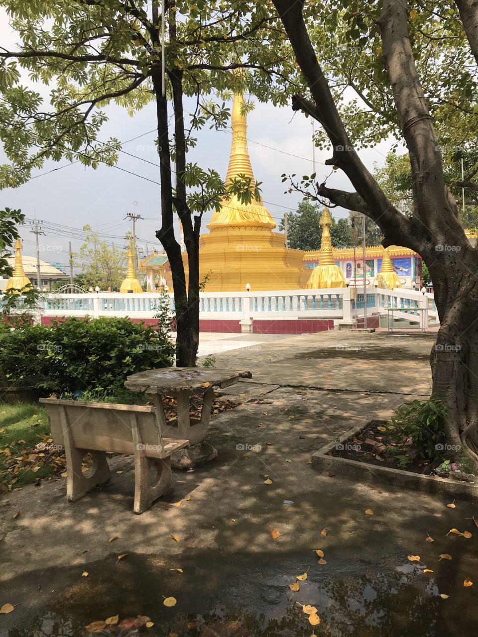 Gold color of Pagoda