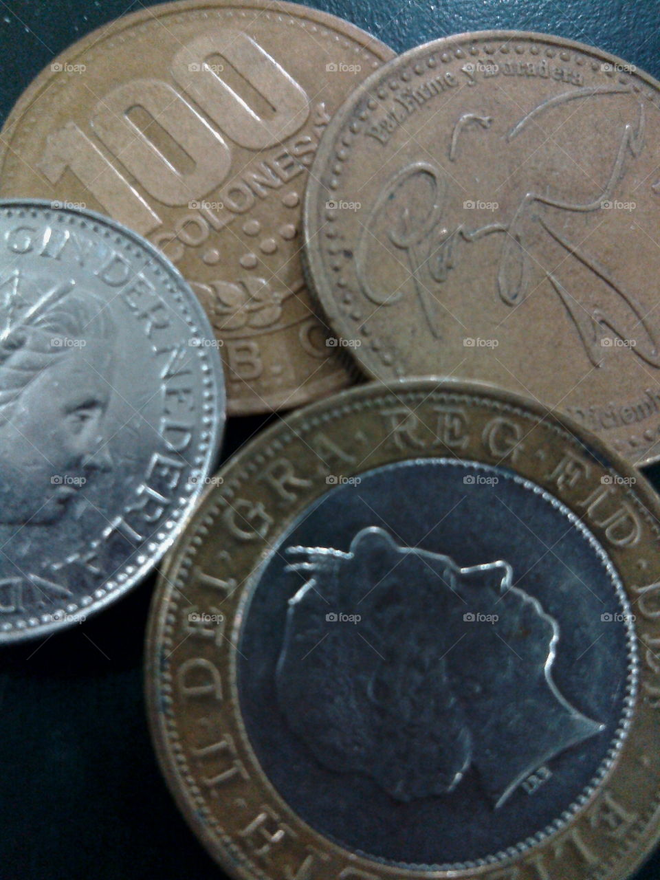 Denominations of coins