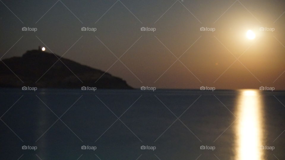 sunset/ Tinos / Greece