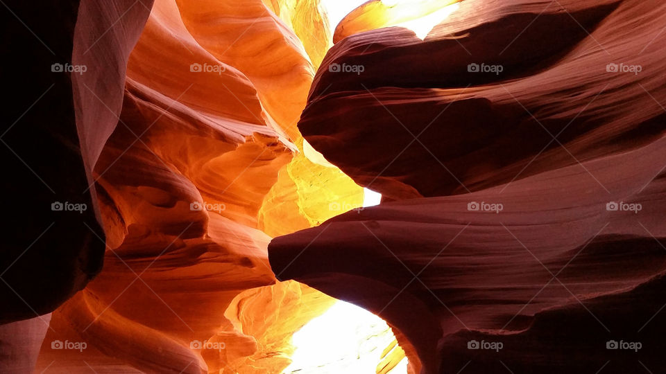Lower Antelope Canyon in Page, AZ