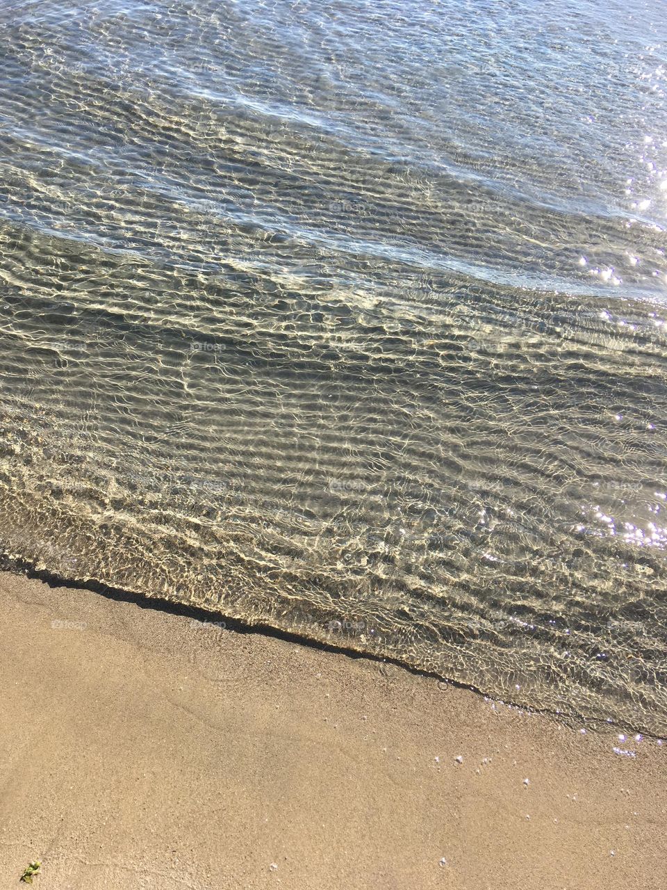 Water ripples in the Mediterranean 