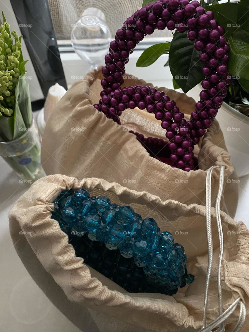 Pearl bag for outside 