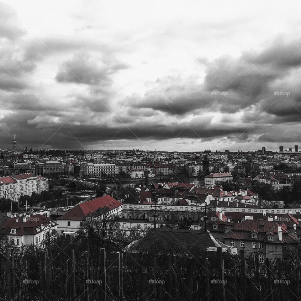 Black and white Prague 