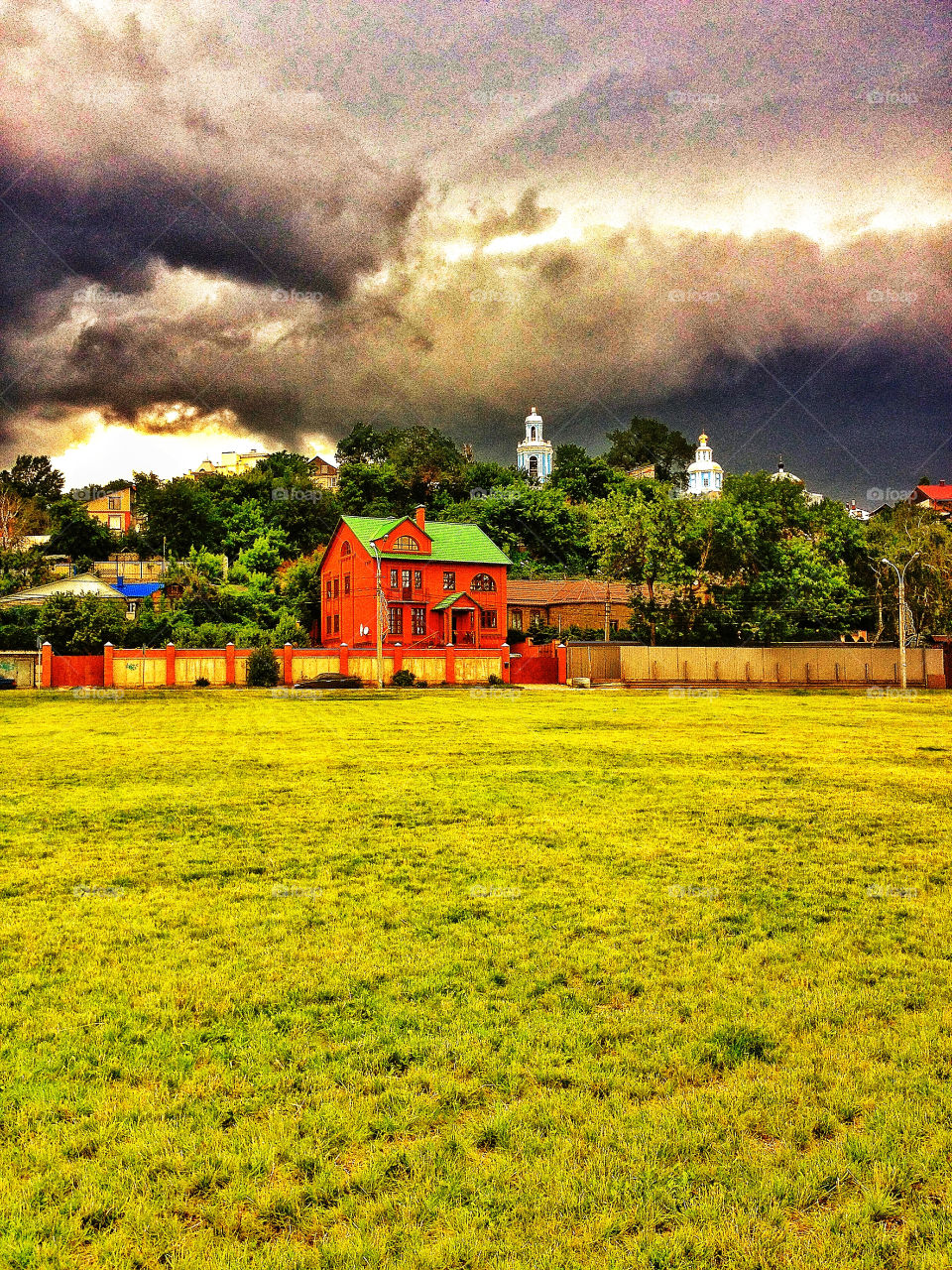 landscape sky nature grass by penguincody