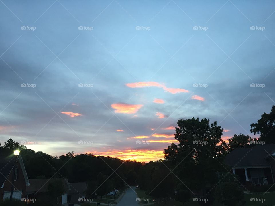 Sunset From My House