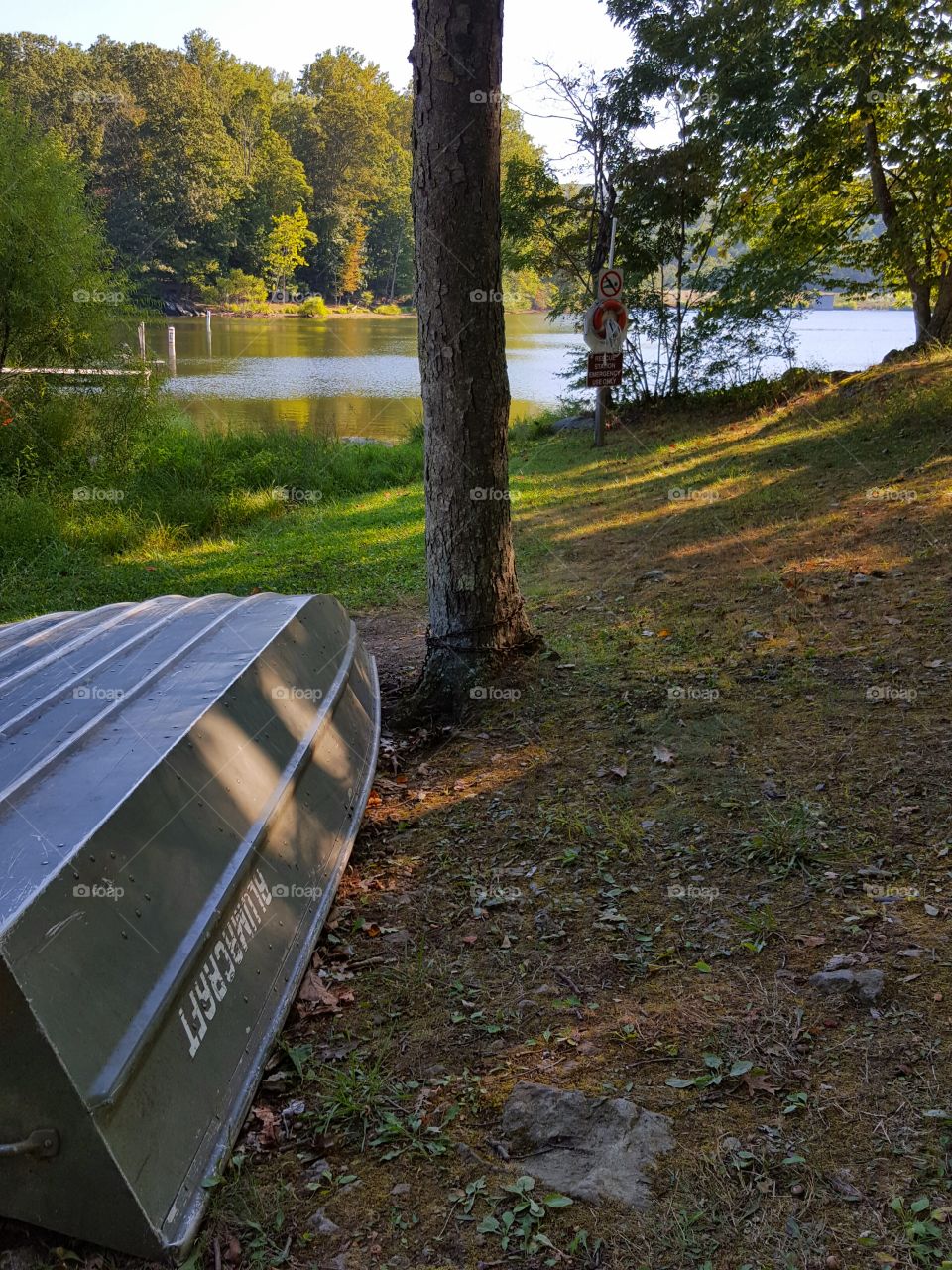 quiet at the lake