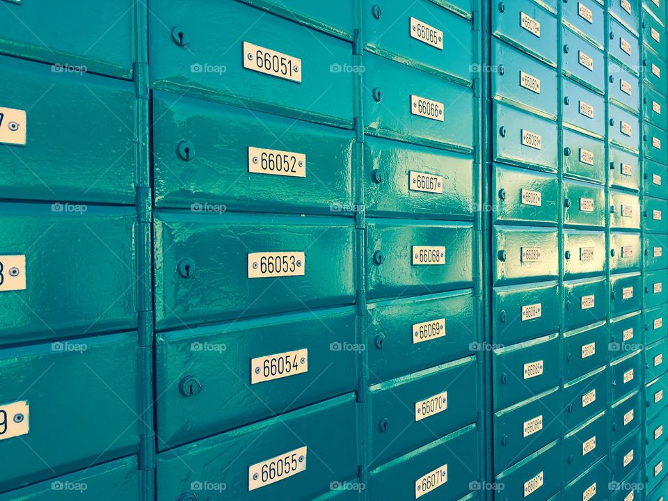 Green in mailbox